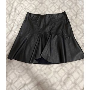Leather mini